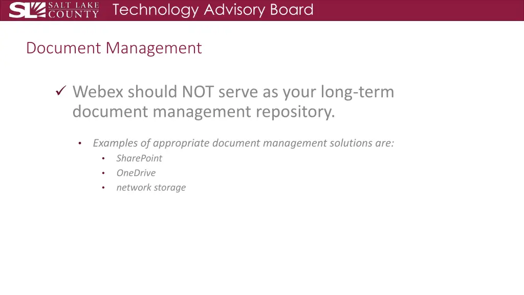 technology advisory board 11