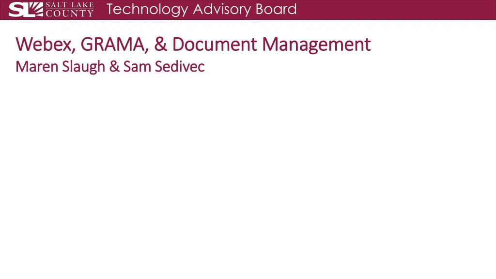 technology advisory board 8