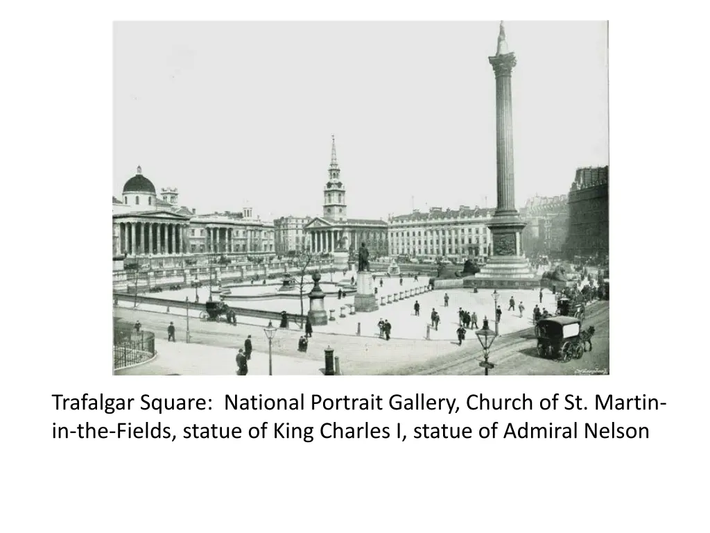 trafalgar square national portrait gallery church