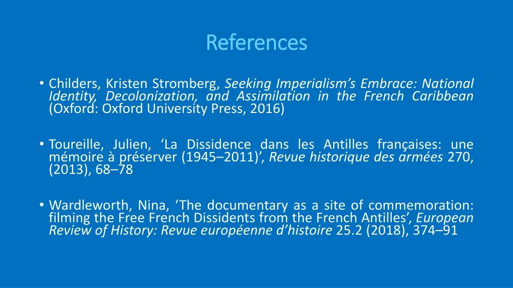 references references