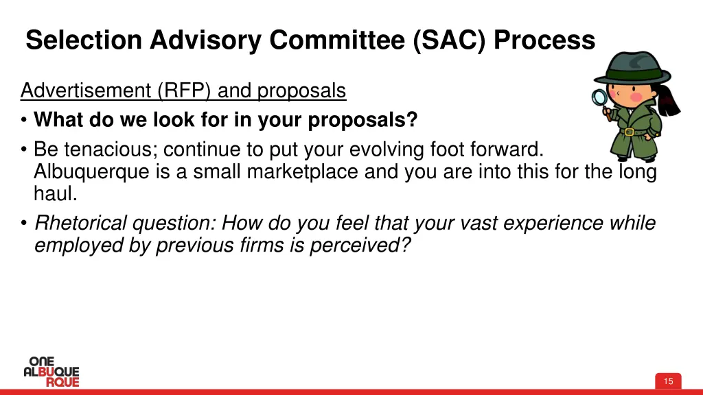 selection advisory committee sac process 10