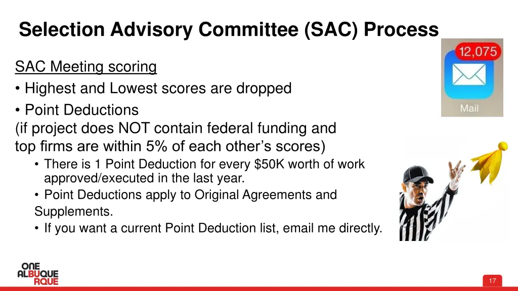 selection advisory committee sac process 12