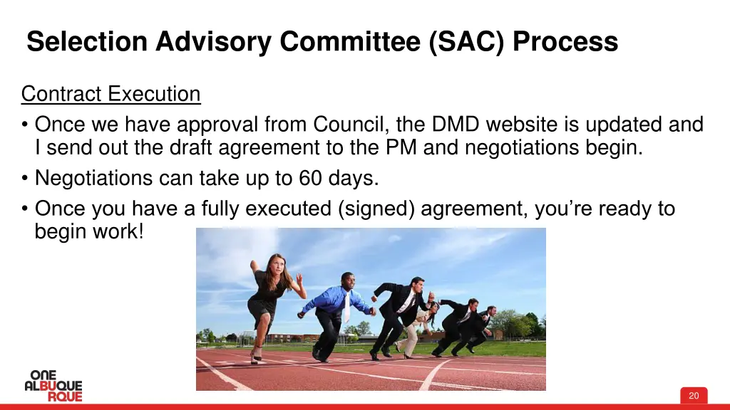 selection advisory committee sac process 15