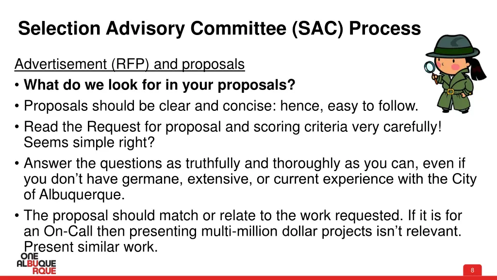 selection advisory committee sac process 3