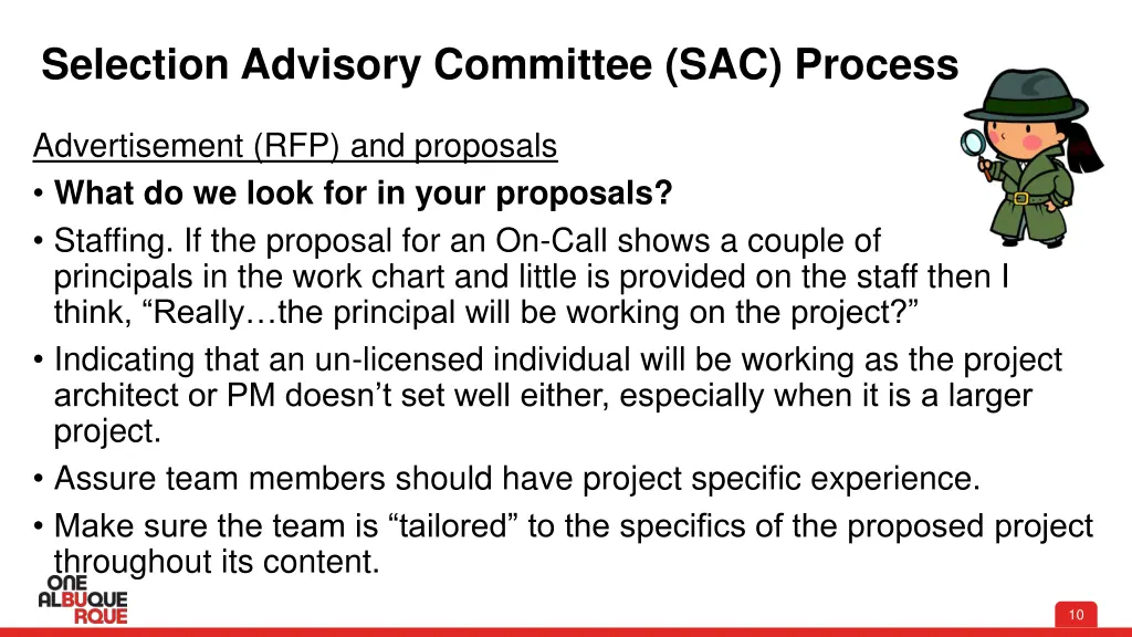 selection advisory committee sac process 5