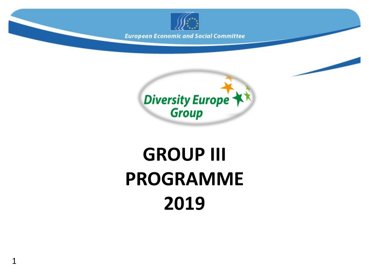 group iii programme 2019