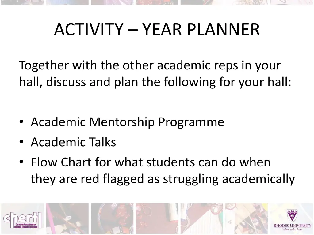 activity year planner