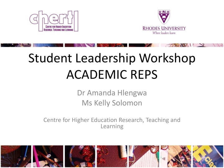 student leadership workshop academic reps