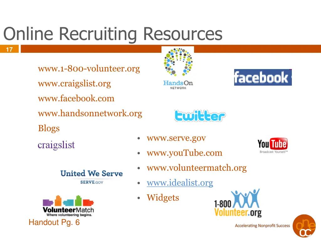 17 online recruiting resources