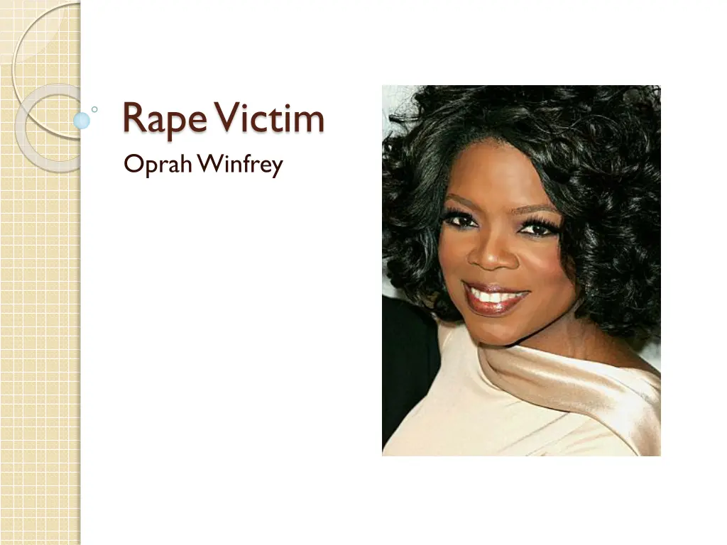 rape victim oprah winfrey