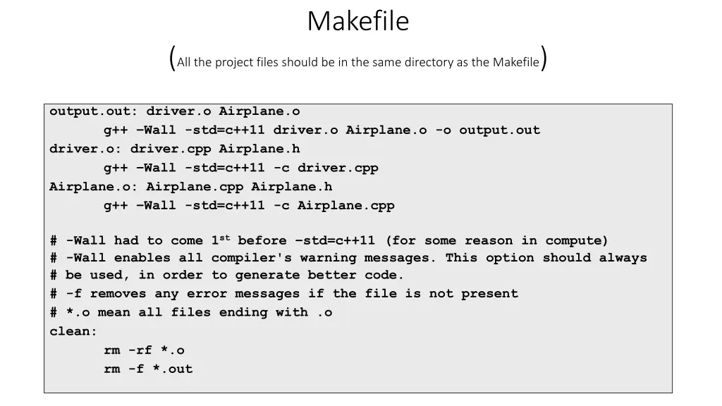 makefile