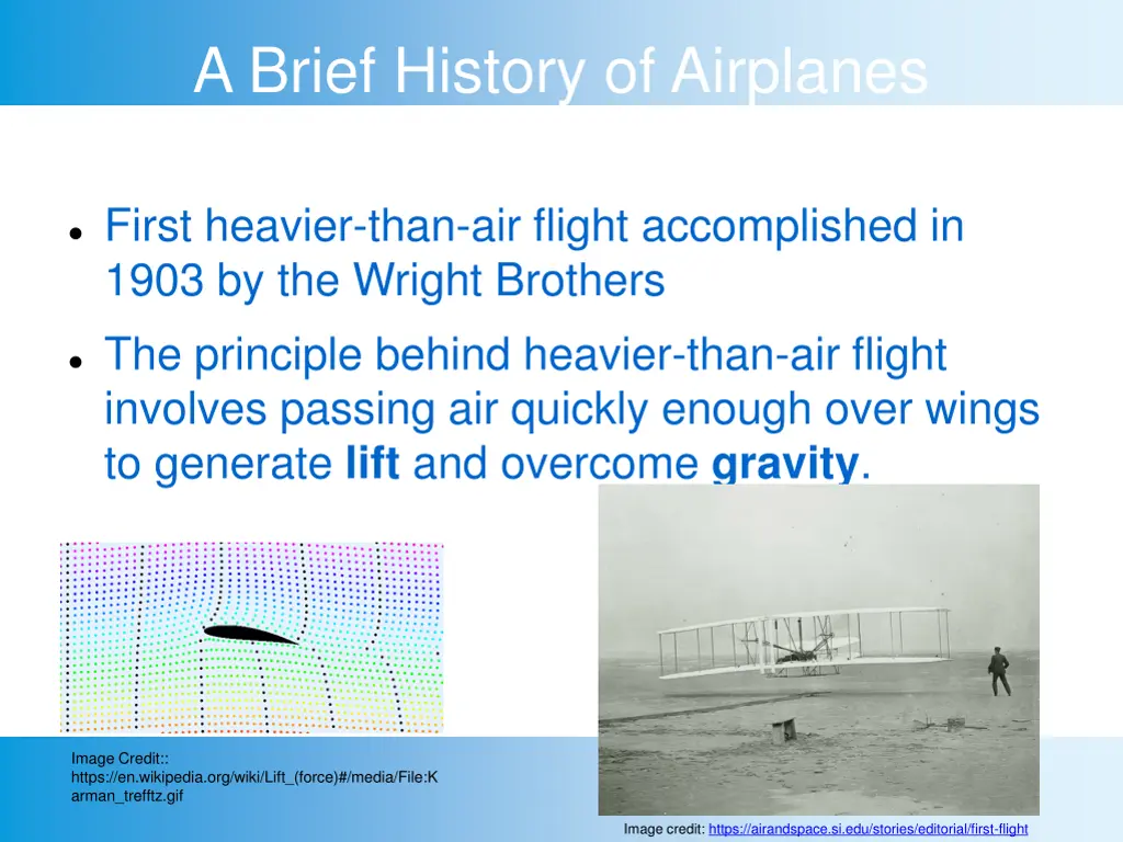 a brief history of airplanes