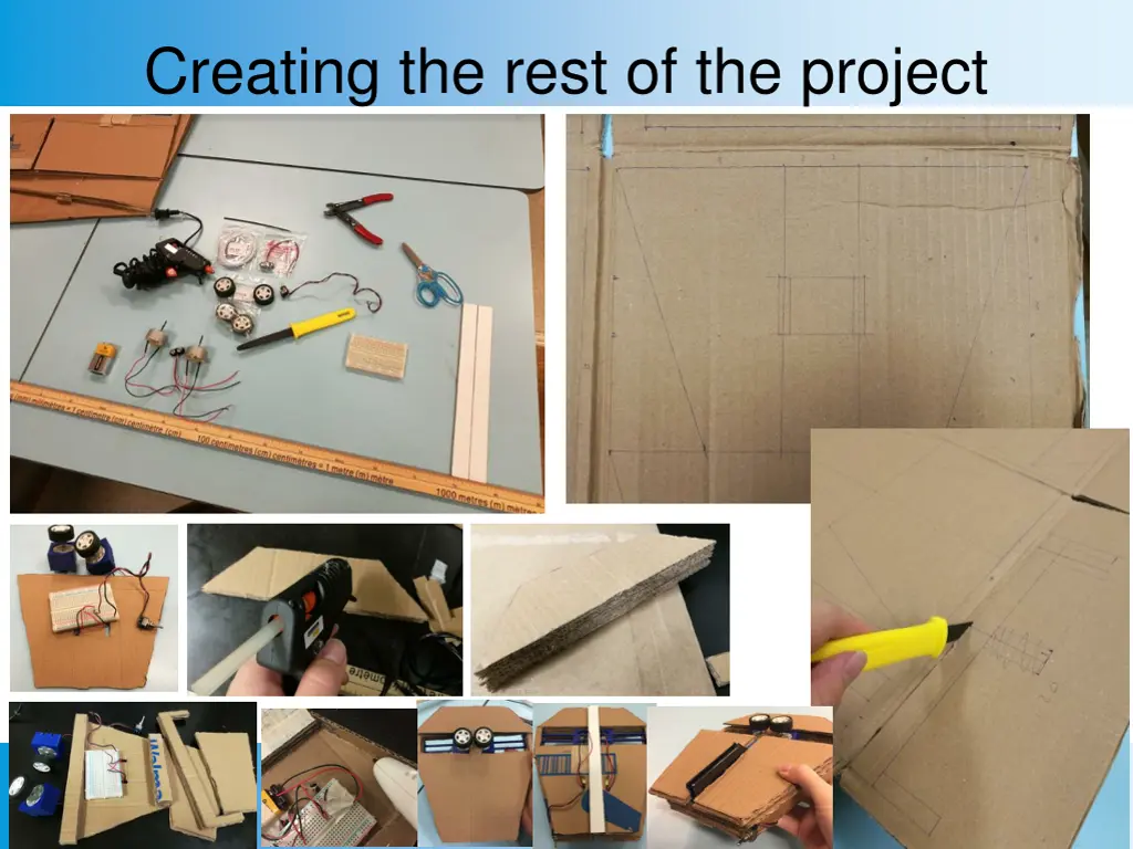 creating the rest of the project