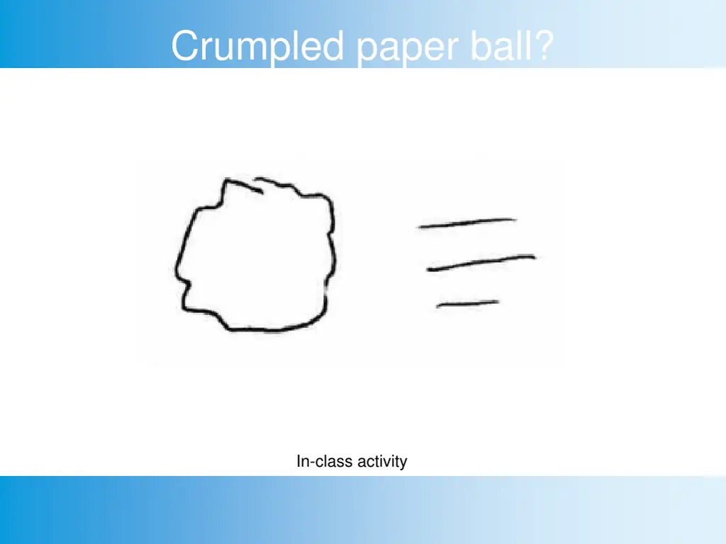 crumpled paper ball