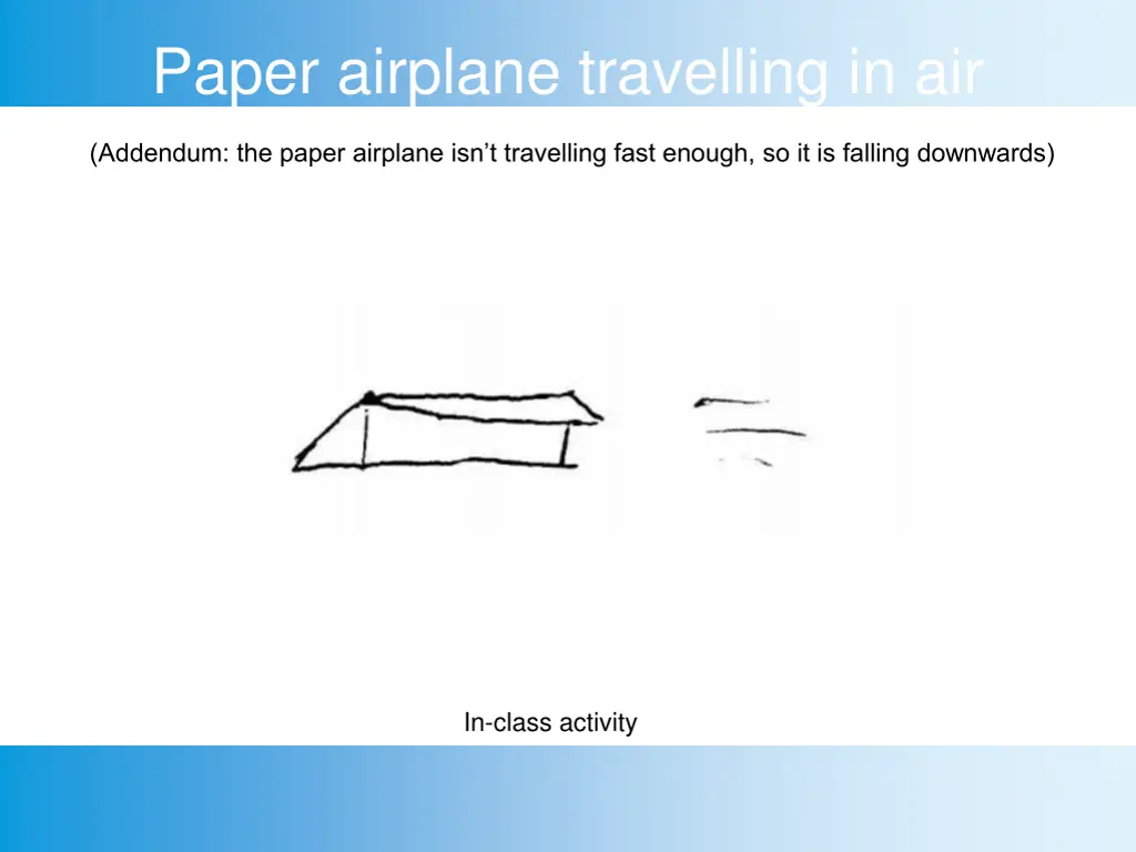 paper airplane travelling in air