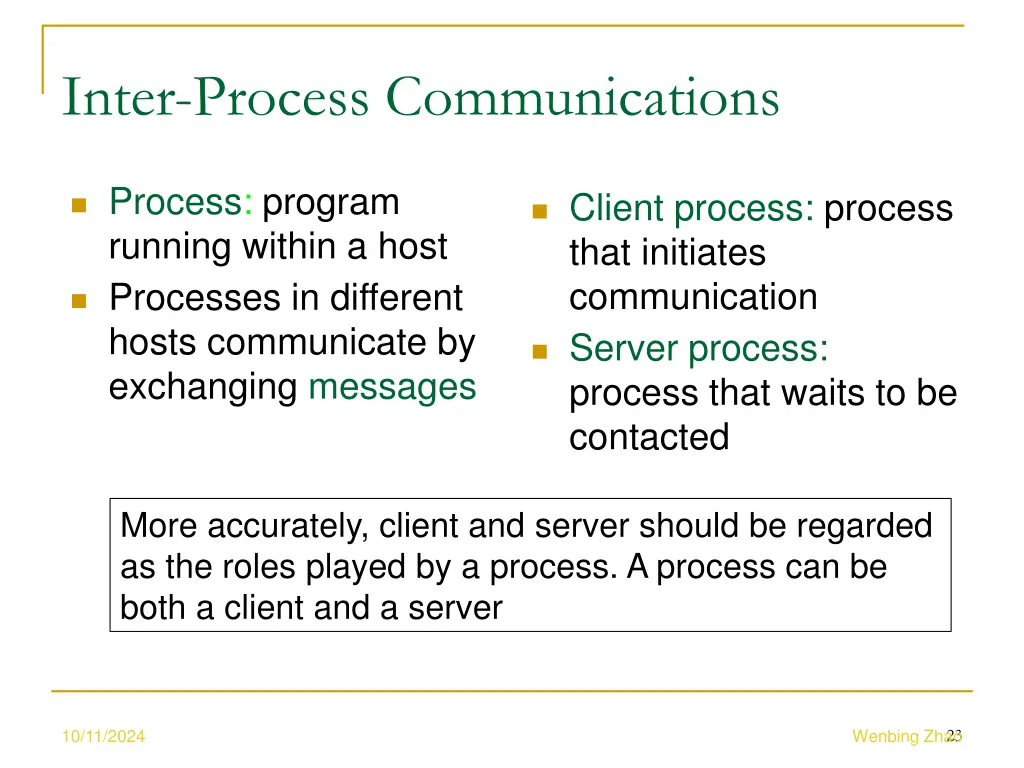 inter process communications