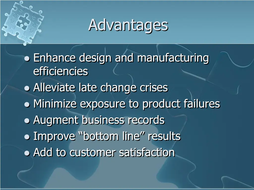 advantages