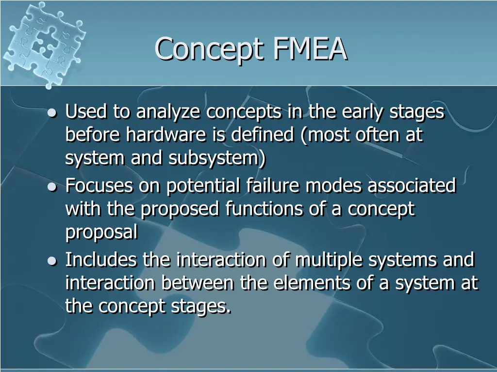 concept fmea