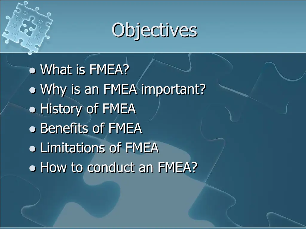 objectives