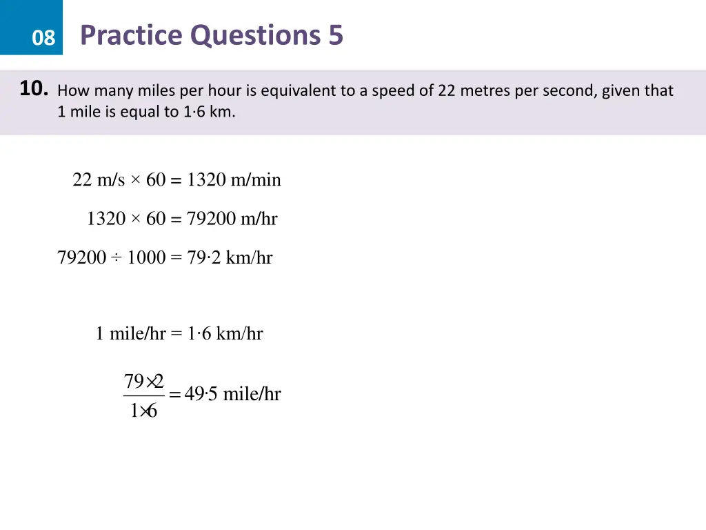 08 practice questions 5 15