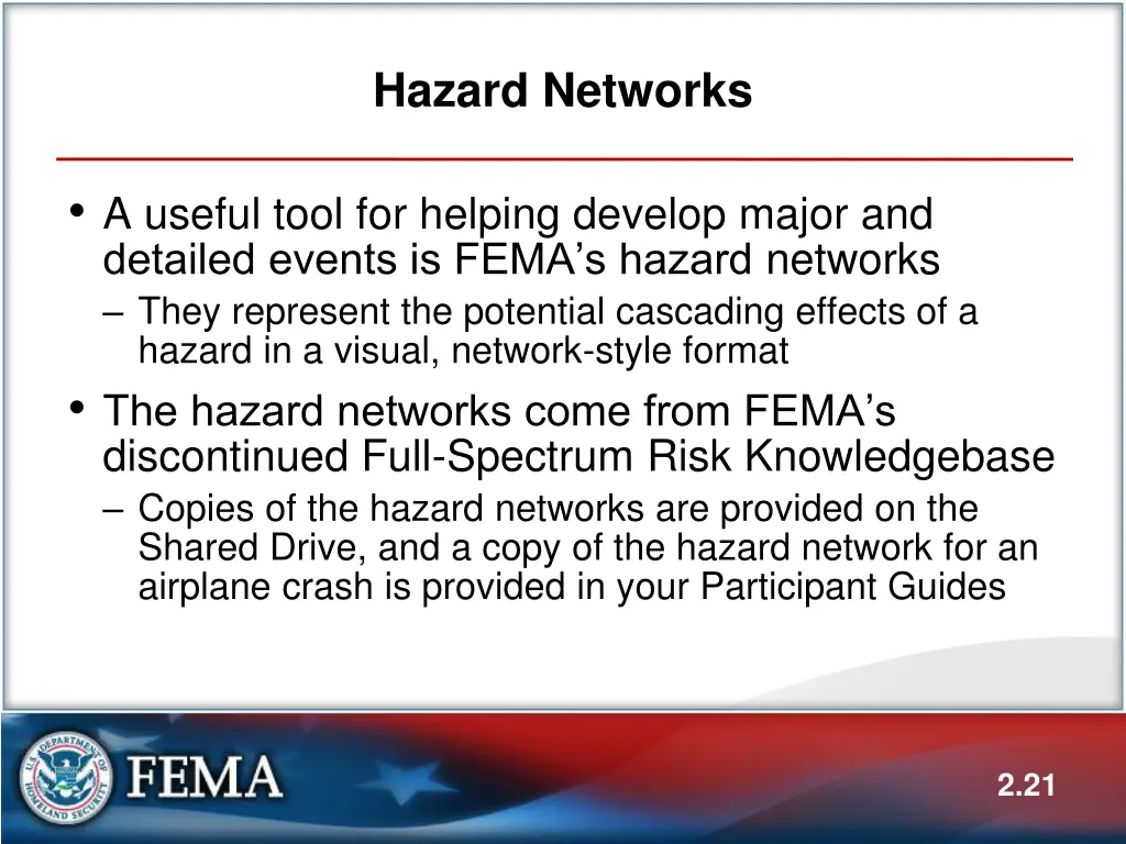 hazard networks