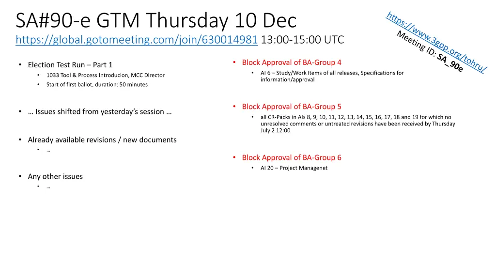 sa 90 e gtm thursday 10 dec https global