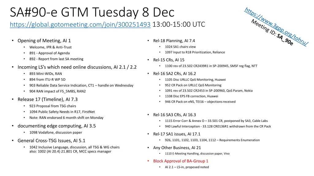 sa 90 e gtm tuesday 8 dec https global