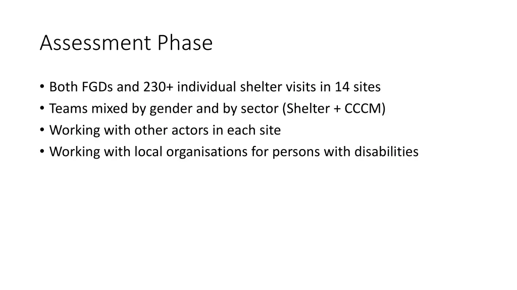 assessment phase 1