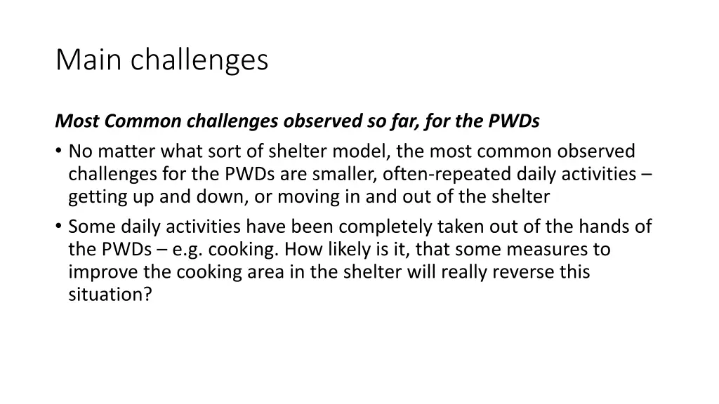 main challenges 3