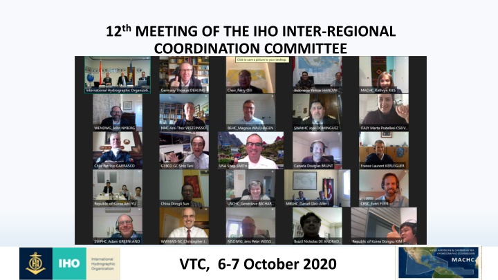 12 th meeting of the iho inter regional