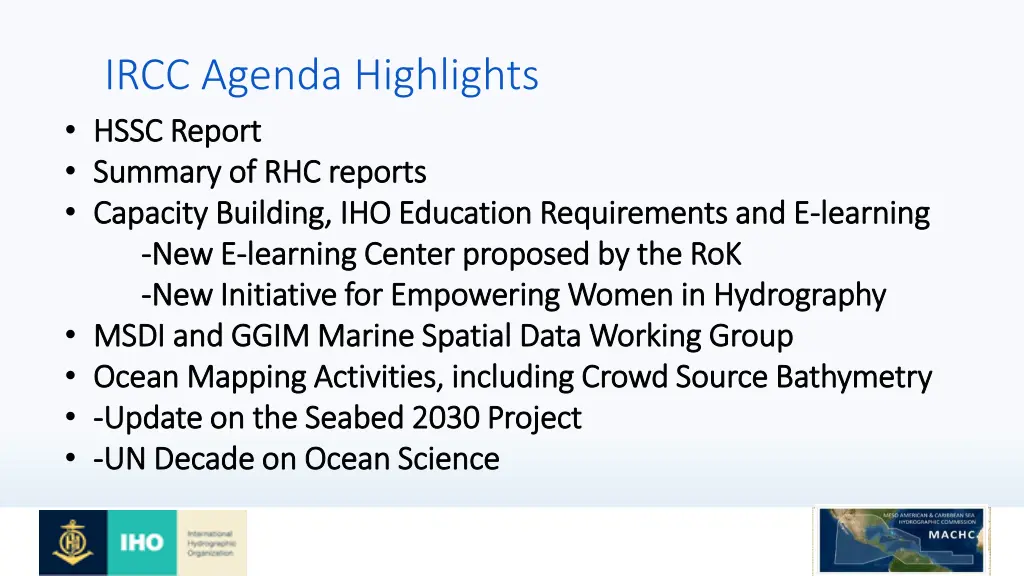 ircc agenda highlights hssc report hssc report