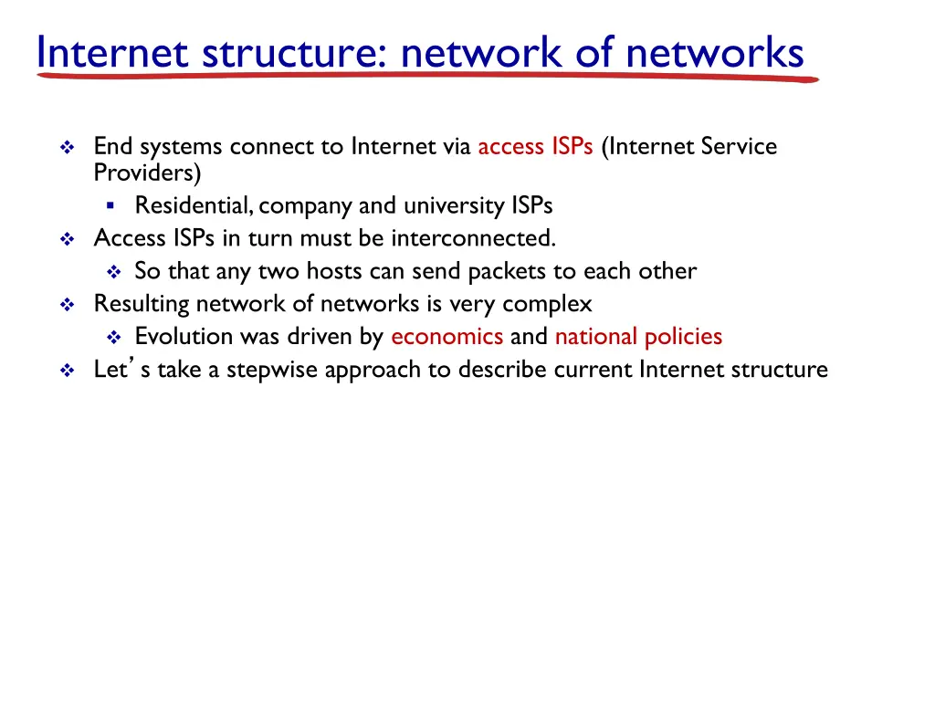 internet structure network of networks