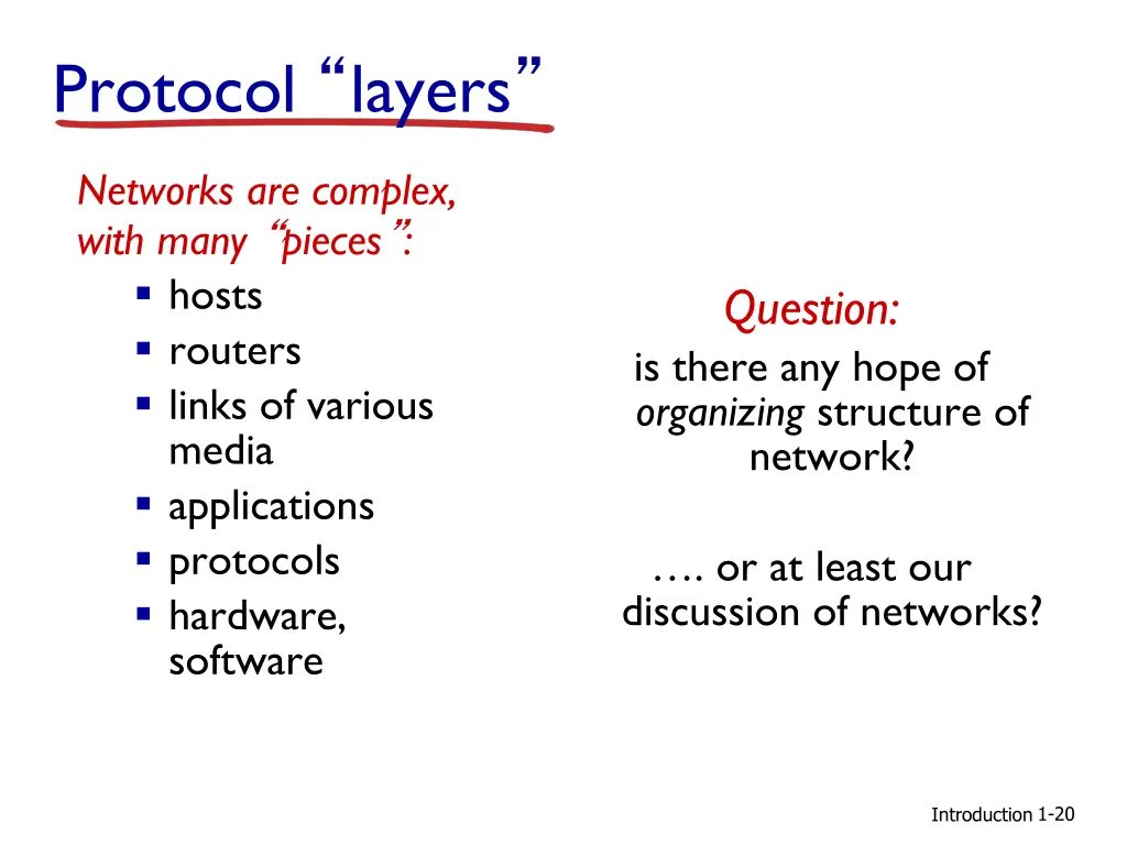 protocol layers