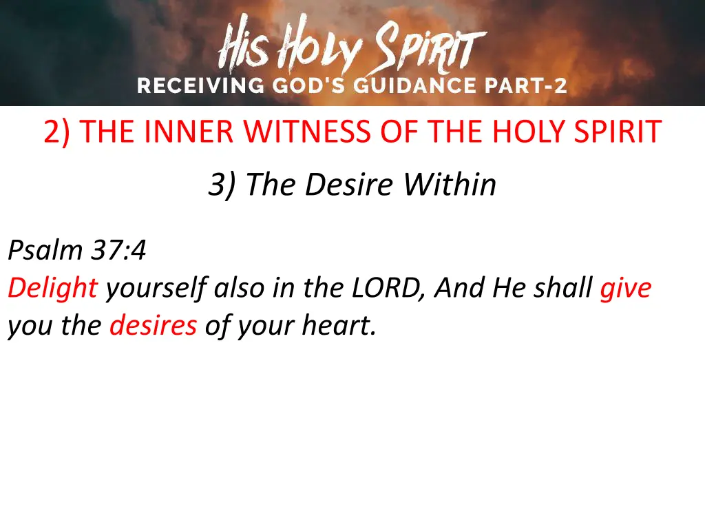 2 the inner witness of the holy spirit 12