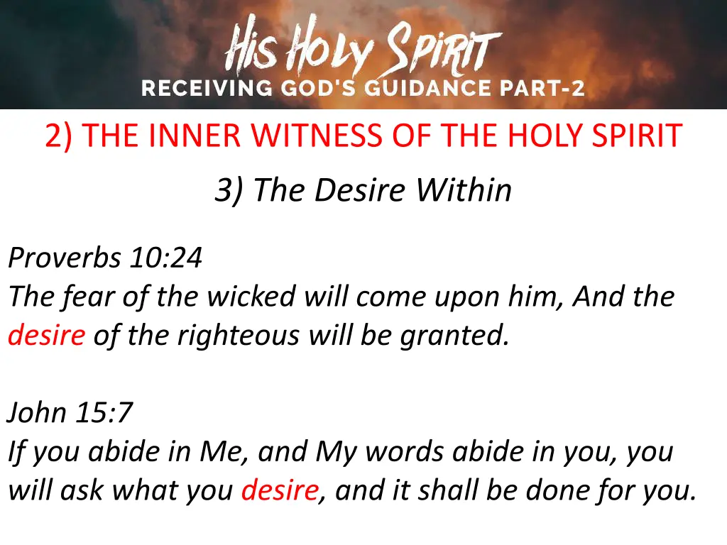 2 the inner witness of the holy spirit 13