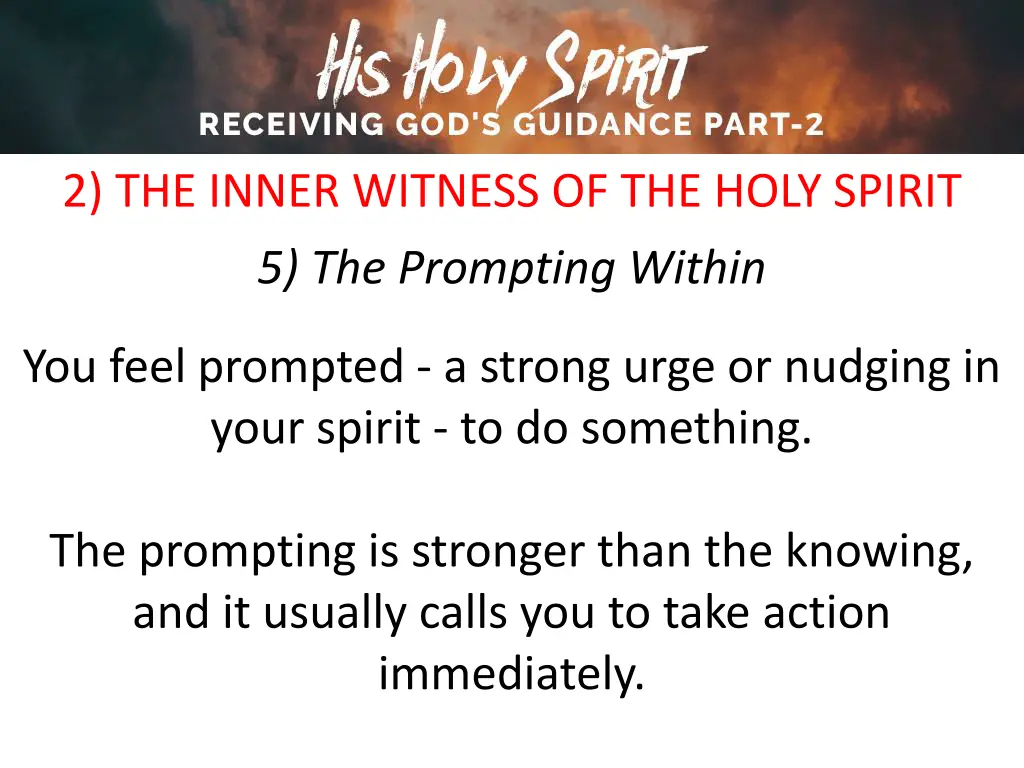 2 the inner witness of the holy spirit 16