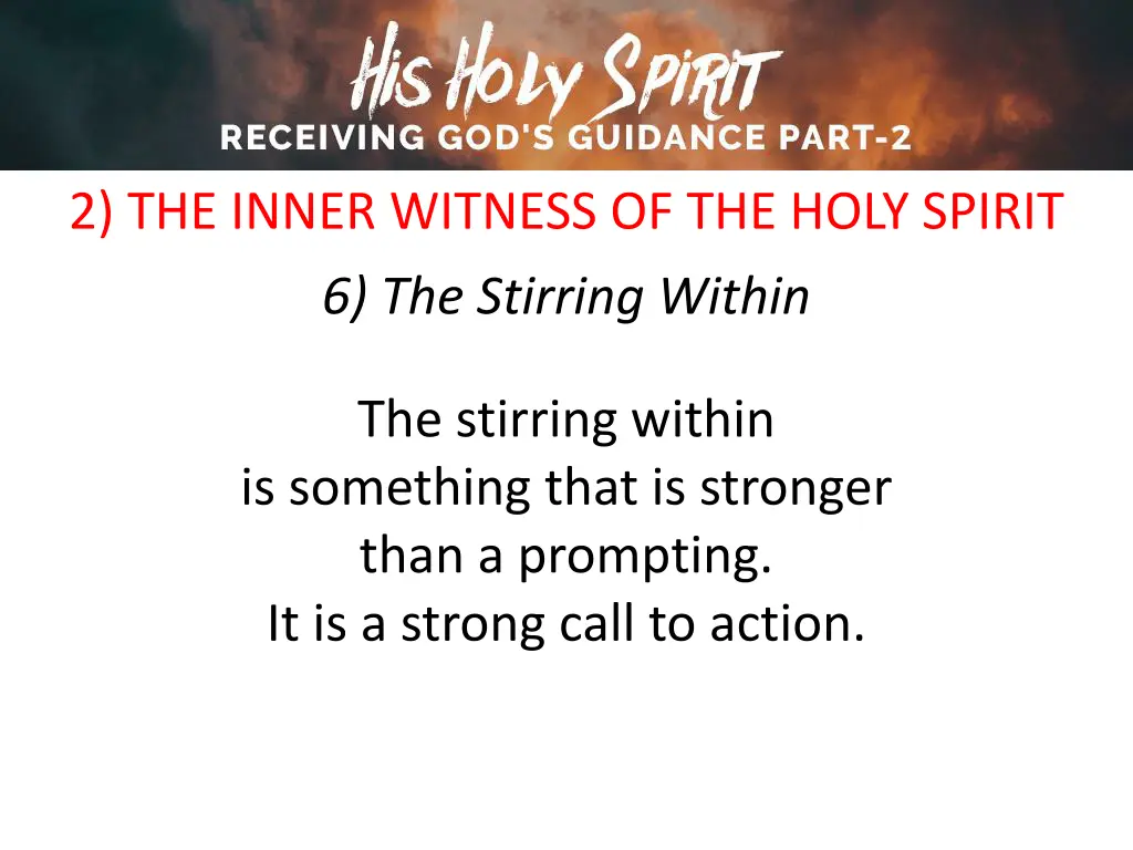 2 the inner witness of the holy spirit 17