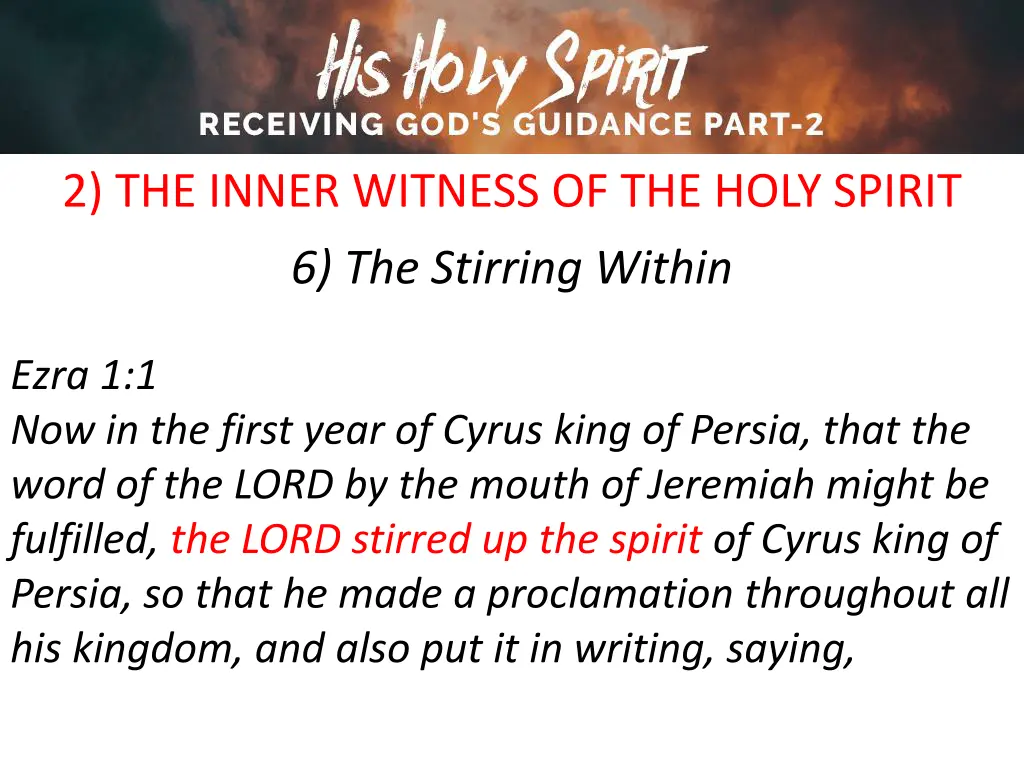 2 the inner witness of the holy spirit 18