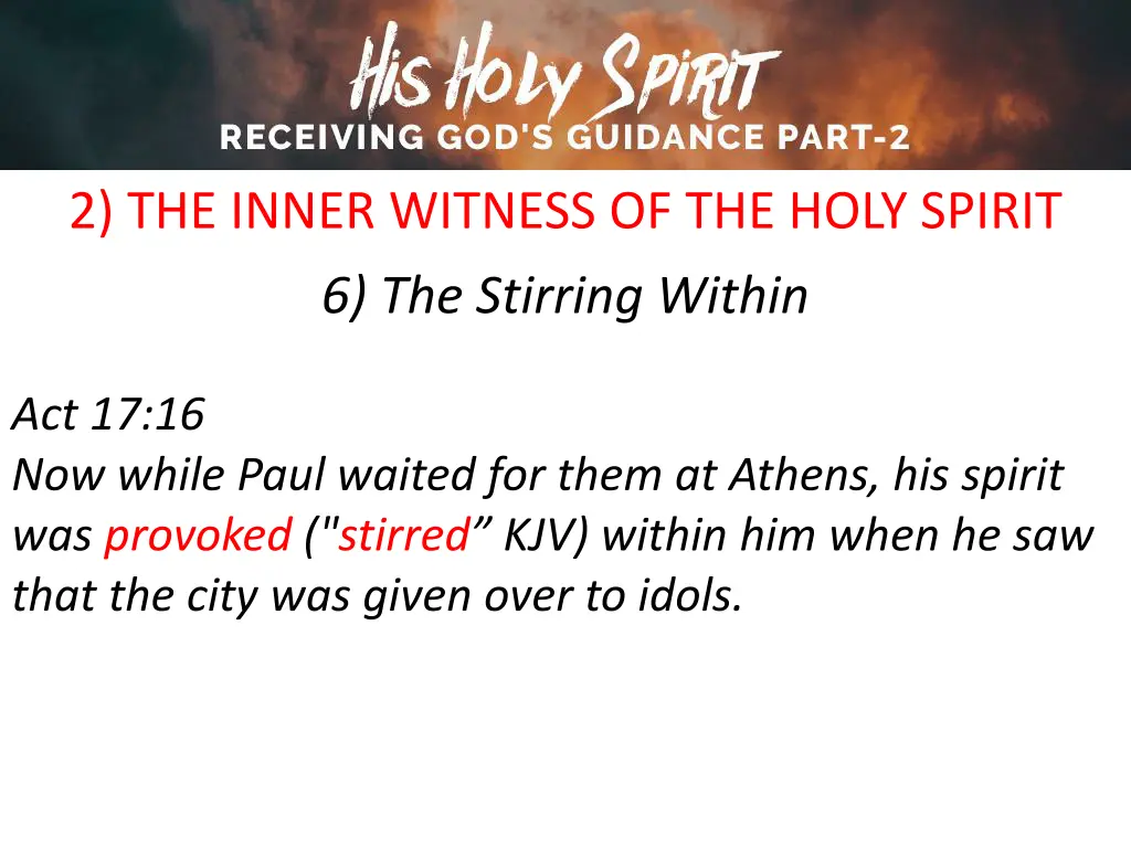 2 the inner witness of the holy spirit 20