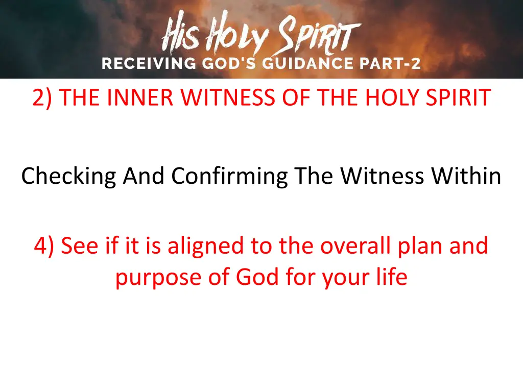 2 the inner witness of the holy spirit 25