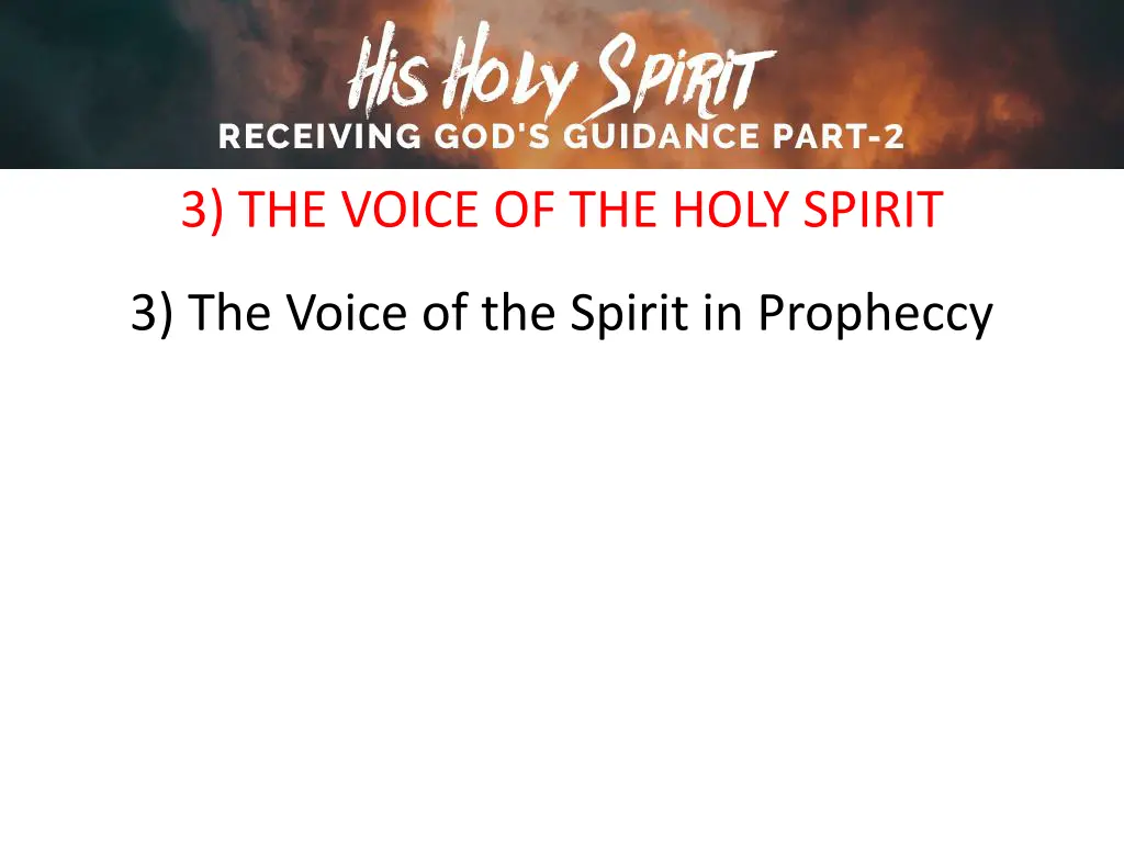 3 the voice of the holy spirit 10