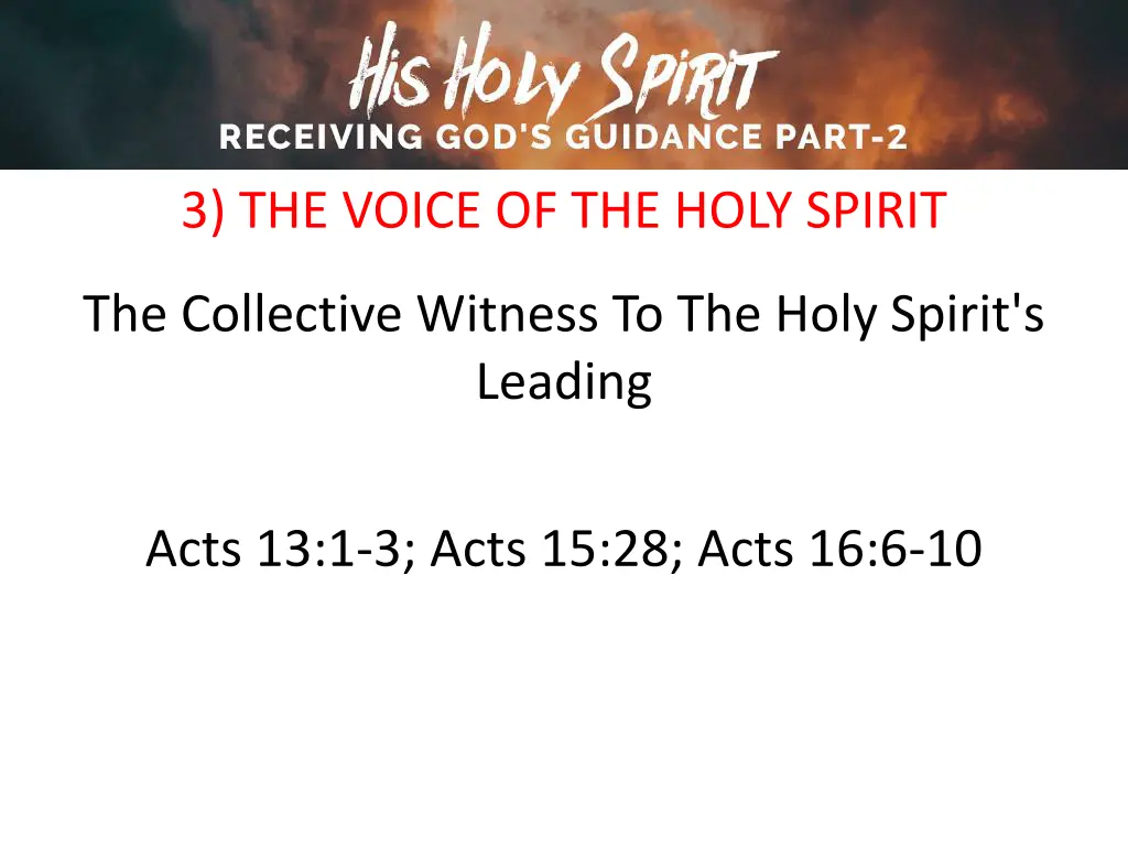 3 the voice of the holy spirit 11