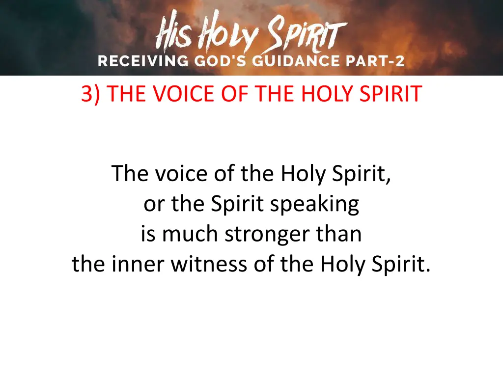 3 the voice of the holy spirit 5