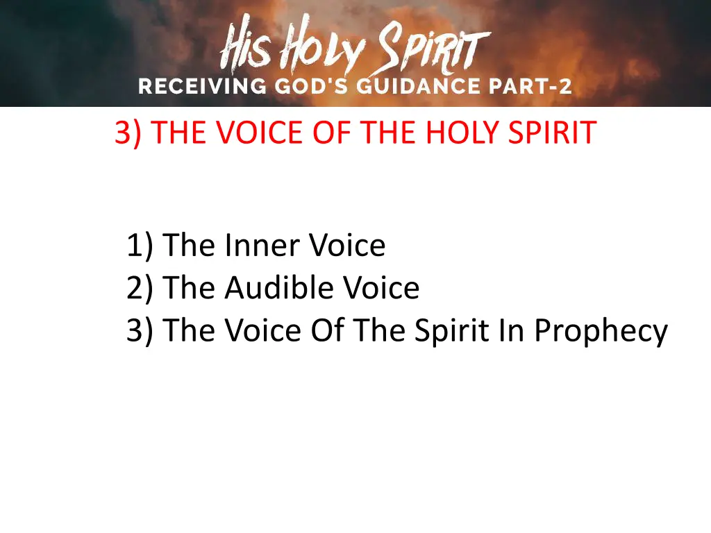 3 the voice of the holy spirit 7