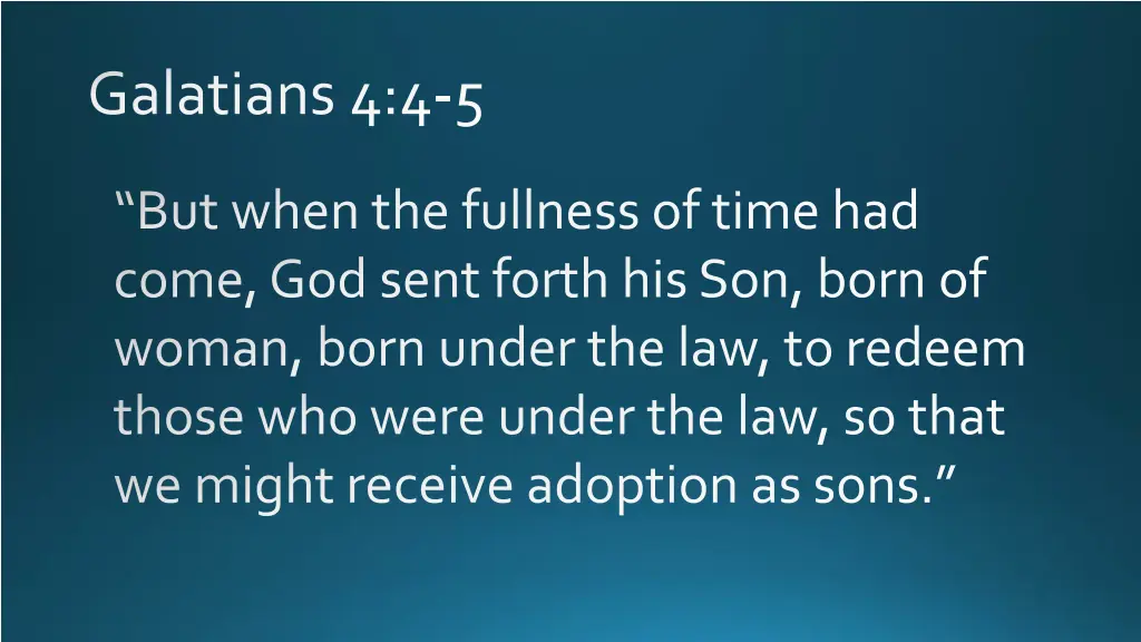 galatians 4 4 5