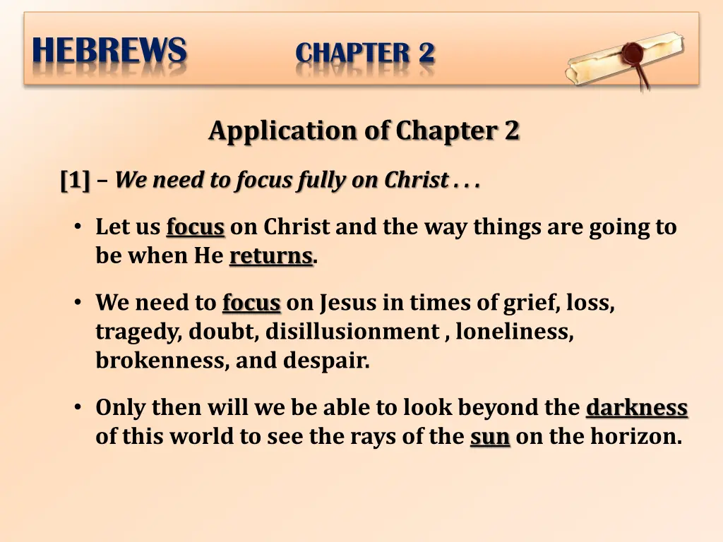 hebrews chapter 2 15