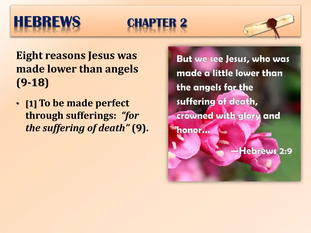 hebrews chapter 2 7