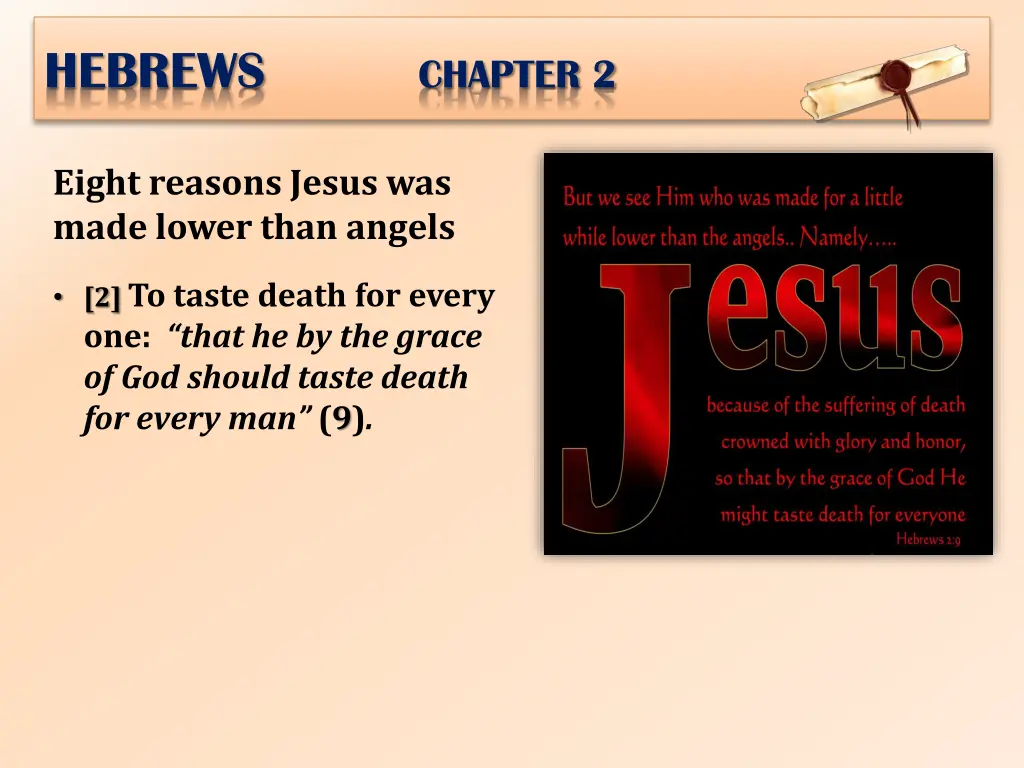 hebrews chapter 2 8