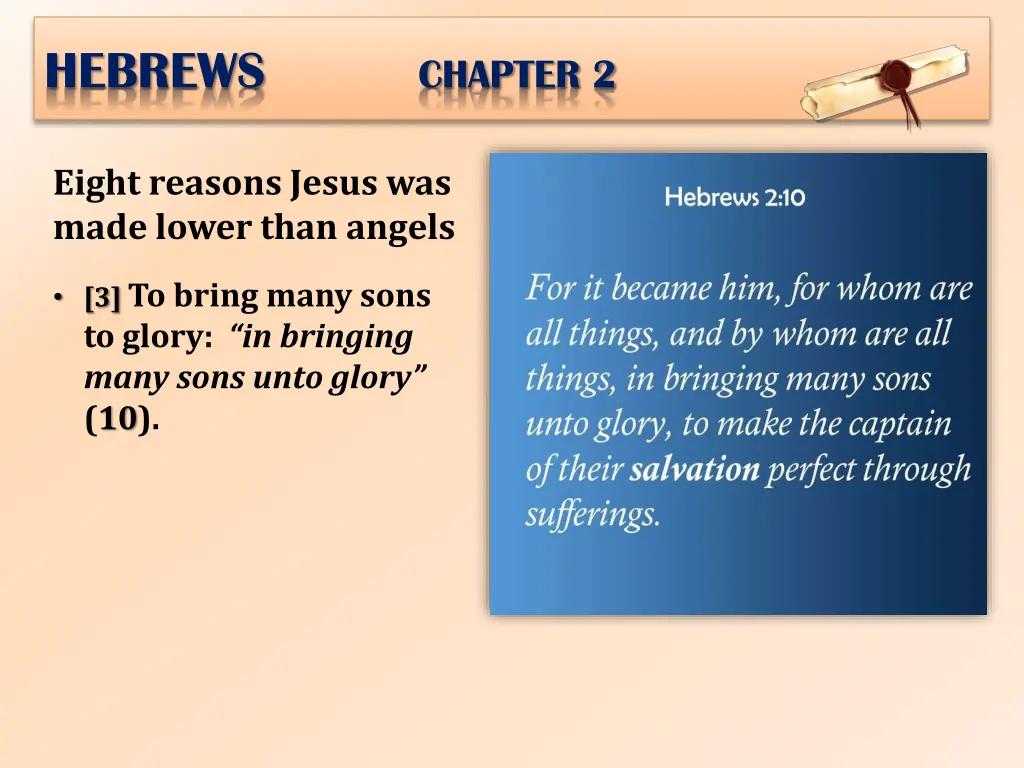 hebrews chapter 2 9