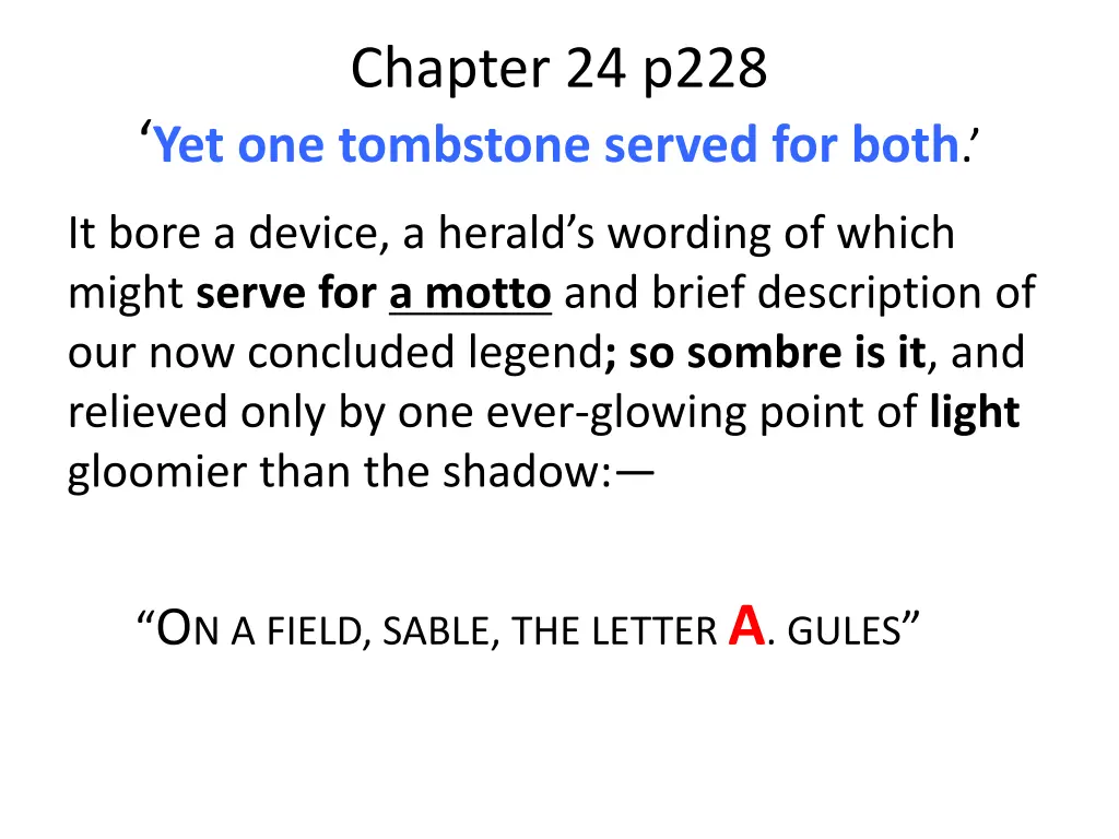 chapter 24 p228 yet one tombstone served for both